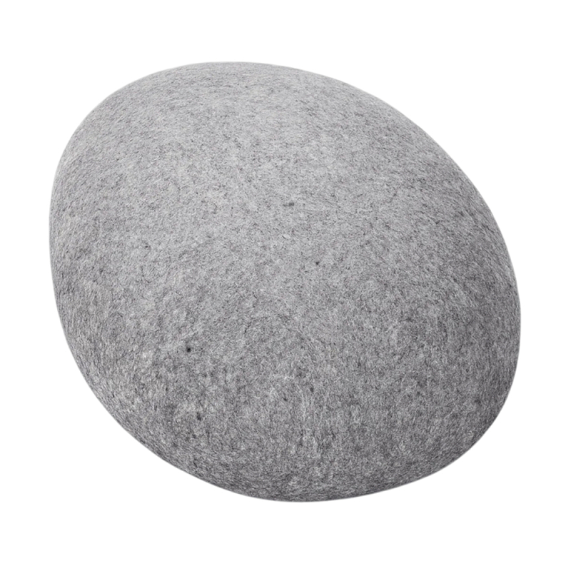 Пуф - Камень SOLID Серый Белый Светло-серый в Москве | Loft Concept 