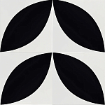 Дизайнерская плитка с узором Лепесток варинант исполнения - 3 | Loft Concept в Москве