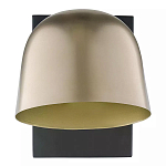 Бра с наклонным плафоном в сочетании золотистого и чёрного цвета Sconce with Sloping Shade варинант исполнения - 1 | Loft Concept в Москве