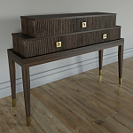 Премиальная Консоль с тремя ящиками Elsa Dreams Walnut варинант исполнения - 1 | Loft Concept в Москве