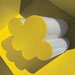 Настольная дизайнерская лампа Poltronova Passiflora Yellow Table Lamp варинант исполнения - 7 | Loft Concept в Москве