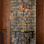 Обои ручная роспись Braganza Standard colourway on dyed paper варинант исполнения - 3 | Loft Concept в Москве