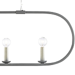 Люстра линейная в овальной раме Traditional Clean Lines варинант исполнения - 1 | Loft Concept в Москве