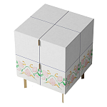 Тумба  Short Lemon Power White варинант исполнения - 2 | Loft Concept в Москве