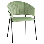 Стул в велюре фисташкового цвета Horizon варинант исполнения - 1 | Loft Concept в Москве