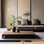 Торшер из натурального камня Stone Constructor варинант исполнения - 8 | Loft Concept в Москве