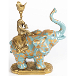 Фарфоровый подсвечник Слон с эмоцией Fluens варинант исполнения - 2 | Loft Concept в Москве