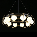 Люстра подвесная круглая с белыми плафонами Martin варинант исполнения - 1 | Loft Concept в Москве