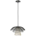 Подвесной светильник Black Grey Mesh Lampshade Hanging Lamp варинант исполнения - 2 | Loft Concept в Москве
