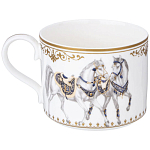 Чайный сервиз из фарфора с изображением лошадей на 6 персон 14 предметов Porcelain Horse Set варинант исполнения - 4 | Loft Concept в Москве
