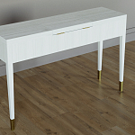 Туалетный стол - Трельяж Elsa Dreams White 120 см варинант исполнения - 4 | Loft Concept в Москве