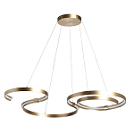 Люстра подвесная светодиодная в виде волнообразной ленты Ribbon Vortex варинант исполнения - 15 | Loft Concept в Москве