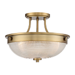 Потолочный светильник со стеклянным плафоном в виде купола Quoizel варинант исполнения - 11 | Loft Concept в Москве