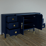 Большой Комод-буфет Elsa Dreams Blue с ящиками варинант исполнения - 6 | Loft Concept в Москве