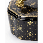 Шкатулка черного цвета с крышкой с фигуркой льва Eden Garden варинант исполнения - 3 | Loft Concept в Москве