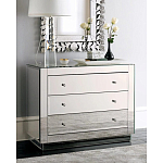 Комод зеркальный с 3-мя ящиками Mirror Chest of Drawers варинант исполнения - 2 | Loft Concept в Москве