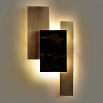 Бра с мраморным декором Marble Brass Laurel Wall Lamp варинант исполнения - 3 | Loft Concept в Москве