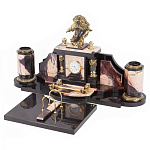 Настольный письменный набор из яшмы с декором в виде орла Manager Organizer варинант исполнения - 2 | Loft Concept в Москве