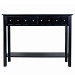 Черная консоль с выдвижными ящиками Monica варинант исполнения - 1 | Loft Concept в Москве