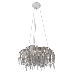 Люстра круглая подвесная с металлическими дугами и длинными цепочками 80 см Atlantis Chain варинант исполнения - 4 | Loft Concept в Москве