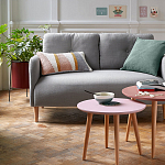 Кашпо из металла Elevated Planters красное варинант исполнения - 3 | Loft Concept в Москве