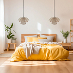 Подвесной светильник Beige Gold Mesh Lampshade Hanging Lamp варинант исполнения - 5 | Loft Concept в Москве