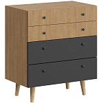 Комод с принтом на ящиках Elise Chest of Drawers варинант исполнения - 10 | Loft Concept в Москве