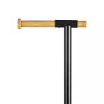 Держатель для туалетной бумаги с подвесным ершиком Black Bathroom Accessory варинант исполнения - 3 | Loft Concept в Москве