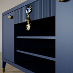 Комод-буфет Elsa Dreams Blue с открытыми полками   варинант исполнения - 7 | Loft Concept в Москве