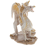 Декоративная статуэтка Дракон Dragon Beige Gold Statuette варинант исполнения - 2 | Loft Concept в Москве