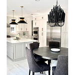 Люстра черная с несколькими ярусами деревянных палочек Bright Wooden Chandelier варинант исполнения - 4 | Loft Concept в Москве