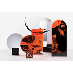 Настольное дизайнерское зеркало Poltronova Spera Mirror Photo Holder варинант исполнения - 7 | Loft Concept в Москве