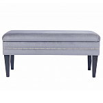 Мягкая банкетка с зоной для хранения Casket Grey варинант исполнения - 1 | Loft Concept в Москве