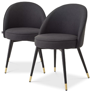 Комплект из двух стульев Eichholtz Dining Chair Cooper Set of 2 Grey