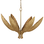 Люстра круглая в виде тропических листьев Tropical Abaca Leaves варинант исполнения - 4 | Loft Concept в Москве