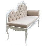 Рекомье со спинкой в стиле прованс Montmartre Provence Ottoman варинант исполнения - 4 | Loft Concept в Москве