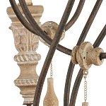 Люстра с состаренными резными элементами Big Graceful Profile варинант исполнения - 2 | Loft Concept в Москве