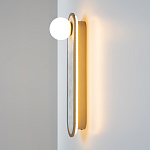 Бра перламутровый с плафоном Lunaris 45 см варинант исполнения - 6 | Loft Concept в Москве