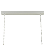 Люстра белая прямоугольная с абажурами в виде цветков тюльпана White Tulips варинант исполнения - 6 | Loft Concept в Москве