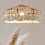 Люстра круглая плетеная с кисточками Dome Sun Glow варинант исполнения - 2 | Loft Concept в Москве