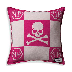 Подушка Philipp Plein Cushion Cashmere Skull 45 x 45 Pink