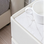 Умная прикроватная тумба с беспроводной зарядкой и подсветкой Smart Bedside Table варинант исполнения - 3 | Loft Concept в Москве