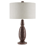 Настольная лампа из мрамора с тканевым абажуром Seductress варинант исполнения - 3 | Loft Concept в Москве