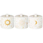 Чайный сервиз из фарфора с рисунком звезд и созвездий на 6 персон 14 предметов Porcelain Astronomy Collection варинант исполнения - 2 | Loft Concept в Москве