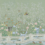 Обои ручная роспись Temple Newsam Mercury Grey варинант исполнения - 2 | Loft Concept в Москве