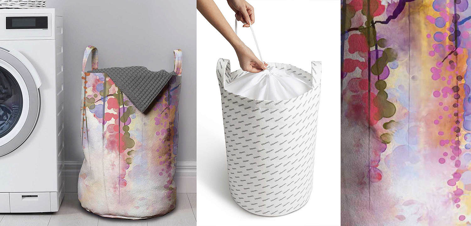 Корзина Purple Watercolor Basket Корзина Purple Watercolor Basket - Loft-Concept в Москве