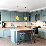 Подвесной светильник со стеклянном плафоном в форме бокала Kaleido варинант исполнения - 33 | Loft Concept в Москве