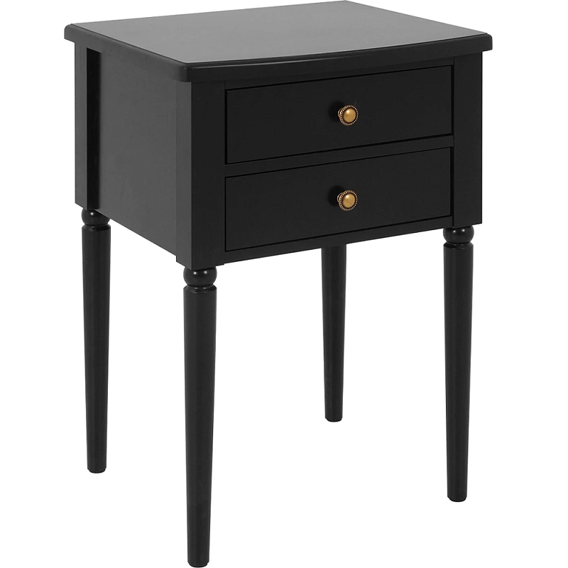 Прикроватная тумба Вlues Black Черный в Москве | Loft Concept 