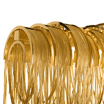 Люстра подвесная с металлическими цепочками и изогнутыми металлическими дугами 72 см Atlantis Chain варинант исполнения - 20 | Loft Concept в Москве