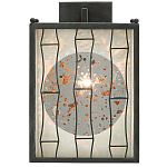 Бра с круглой зеркальной вставкой с эффектом ржавчины Stunning Radiance варинант исполнения - 2 | Loft Concept в Москве